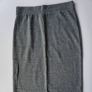 H&M Divided Grey Jersey Pencil Skirt - Size Small